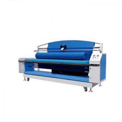 Automatic edge alignment fabric rolling machine